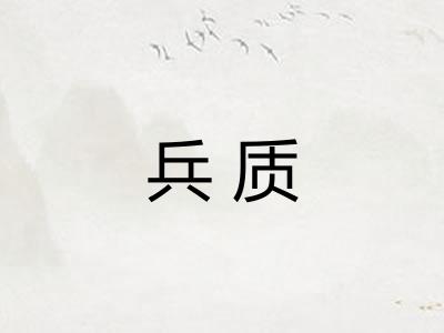 兵质 兵质