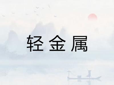 轻金属