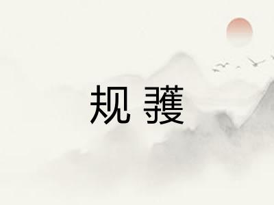 规彟