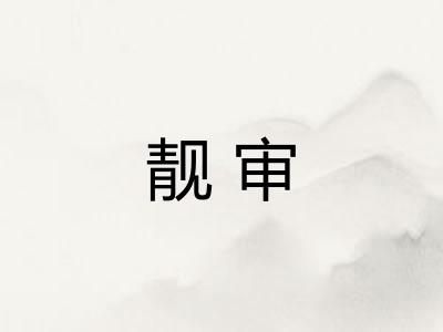 靓审