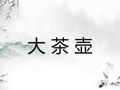 大茶壶 大茶壶