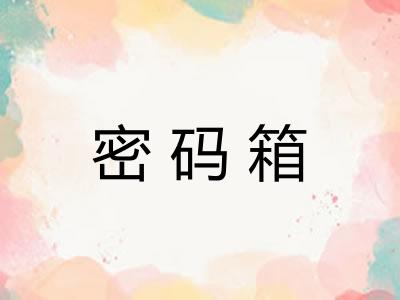 密码箱