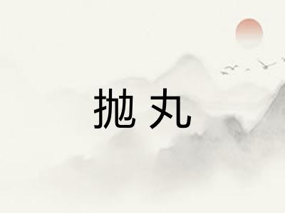 抛丸