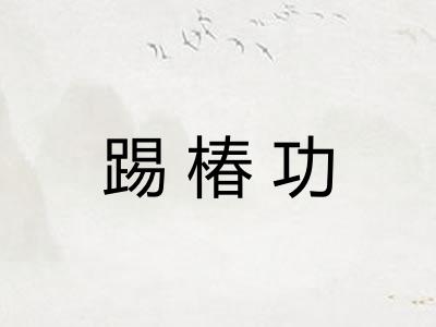 踢椿功