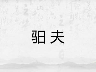 驲夫