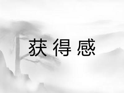 获得感