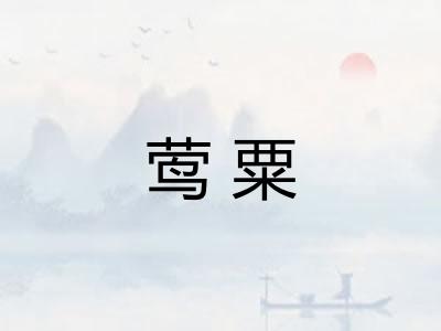 莺粟