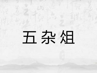 五杂俎