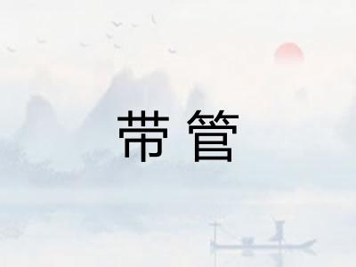 带管