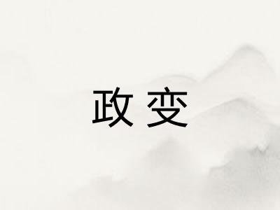 政变