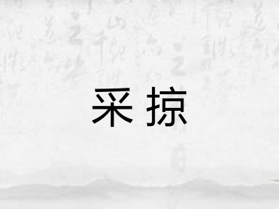 采掠