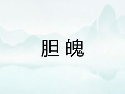 胆魄