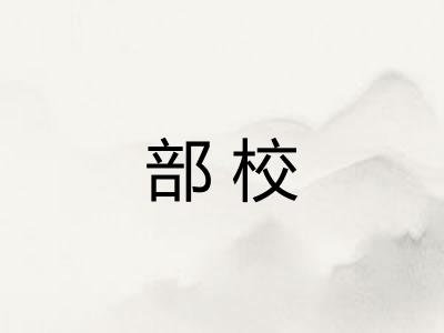 部校