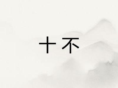 十不 十不