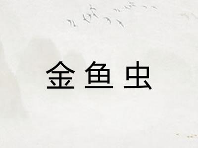 金鱼虫