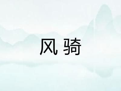 风骑 风骑