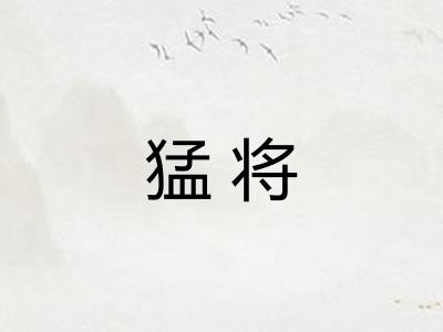 猛将