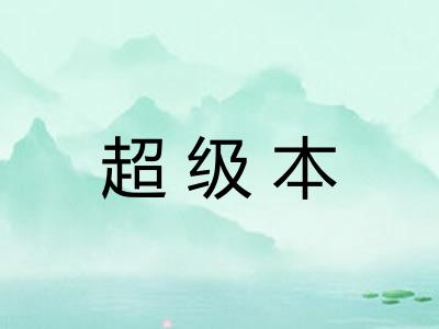 超级本