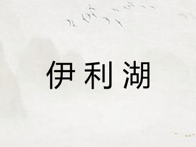 伊利湖