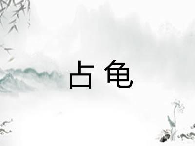 占龟