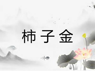 柿子金