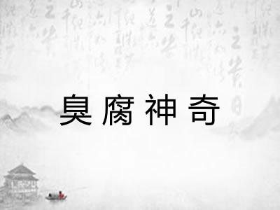 臭腐神奇 臭腐神奇