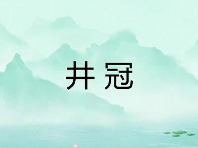 井冠