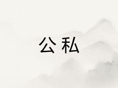 公私