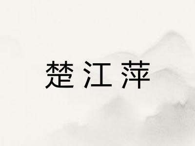 楚江萍 楚江萍