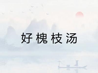 好槐枝汤 好槐枝汤