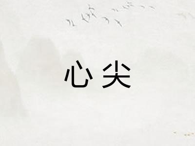 心尖