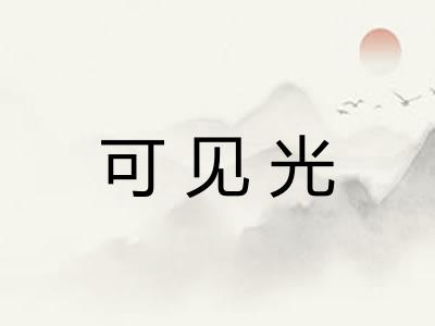 可见光