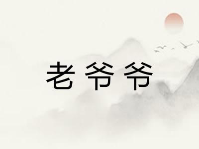 老爷爷