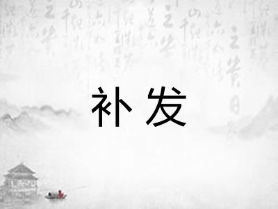 补发