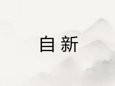 自新 自新