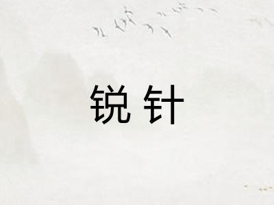 锐针