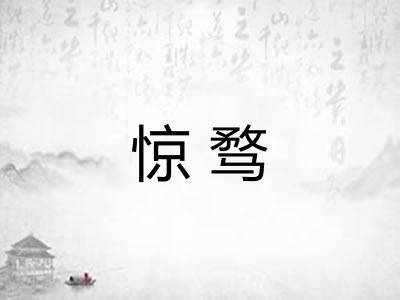 惊骛