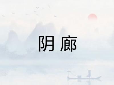 阴廊