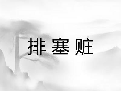 排塞赃 排塞赃