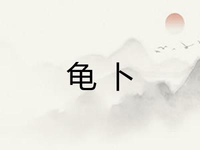 龟卜