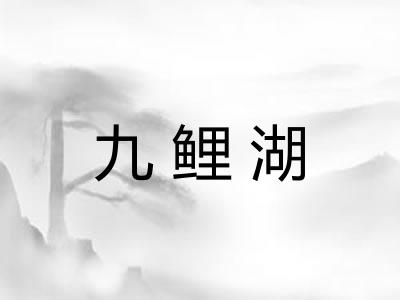 九鲤湖