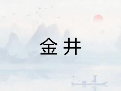 金井 金井