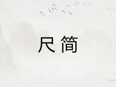 尺简