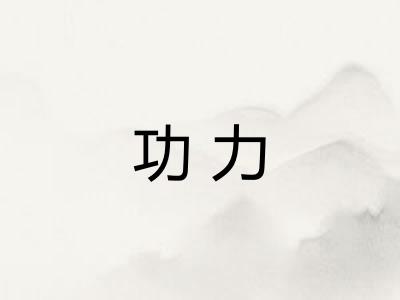 功力