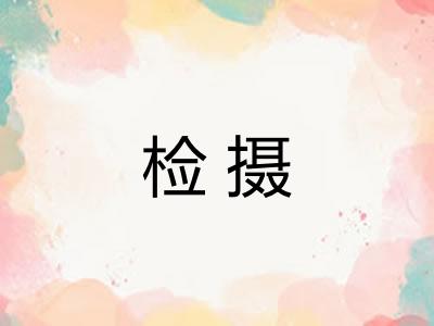 检摄
