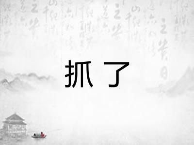 抓了