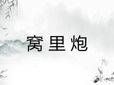 窝里炮