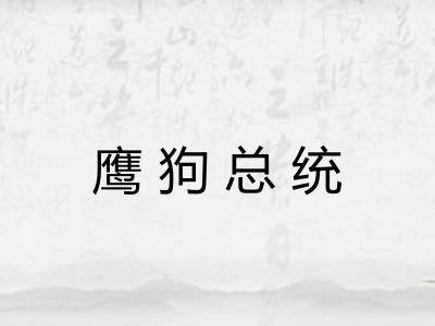 鹰狗总统 鹰狗总统