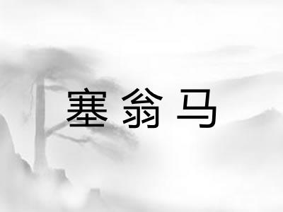 塞翁马