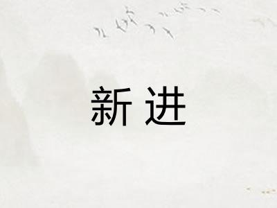 新进